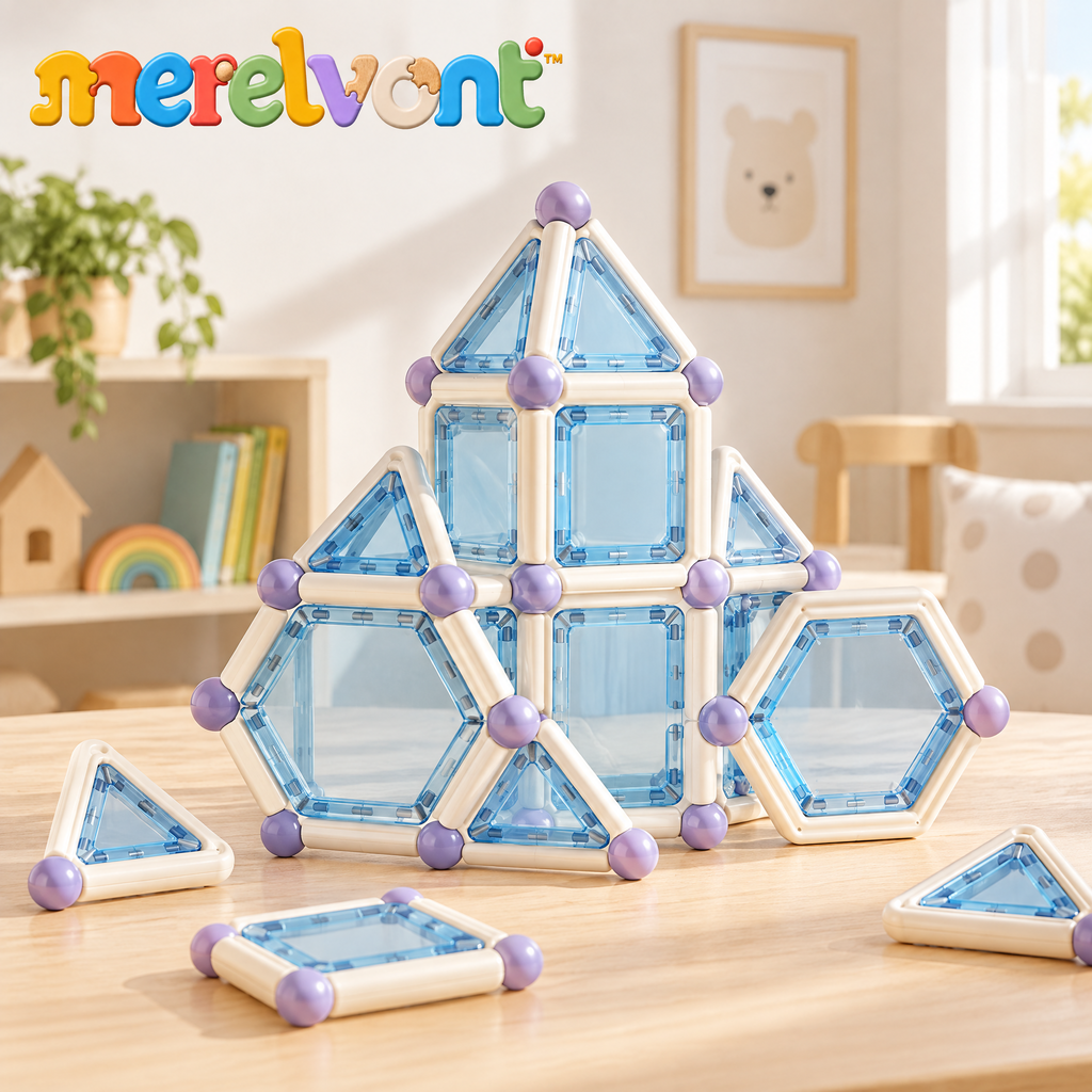 Merelvont™ Magnetic Crystal Building Tiles Set