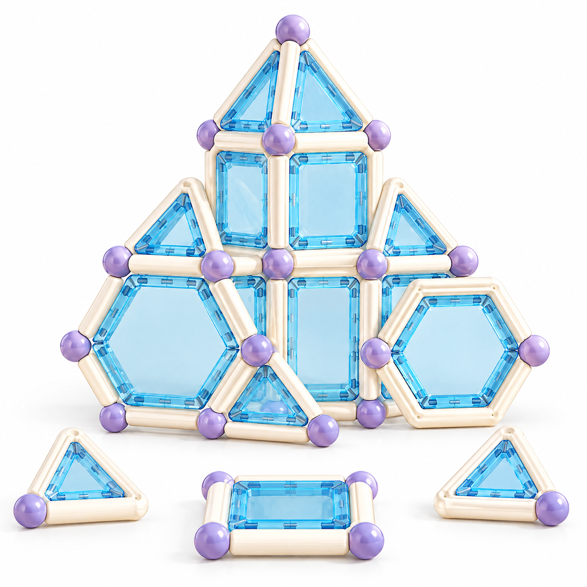 Merelvont™ Magnetic Crystal Building Tiles Set