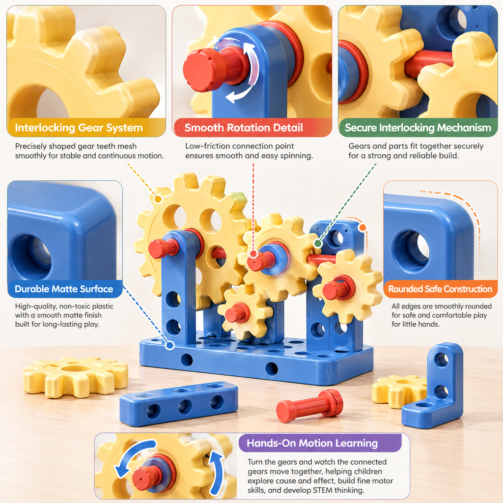 Merelvont™ Creative Gear Engineering Building Kit