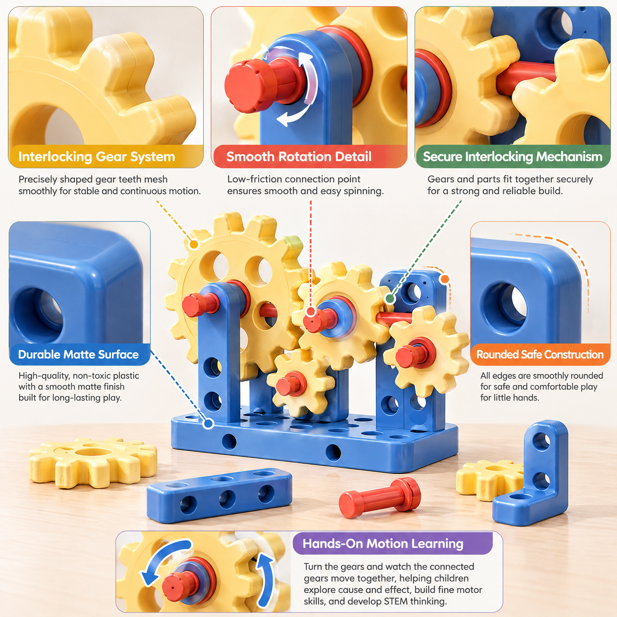 Merelvont™ Creative Gear Engineering Building Kit