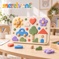 Merelvont™ Wooden Magnetic Picture Activity Board