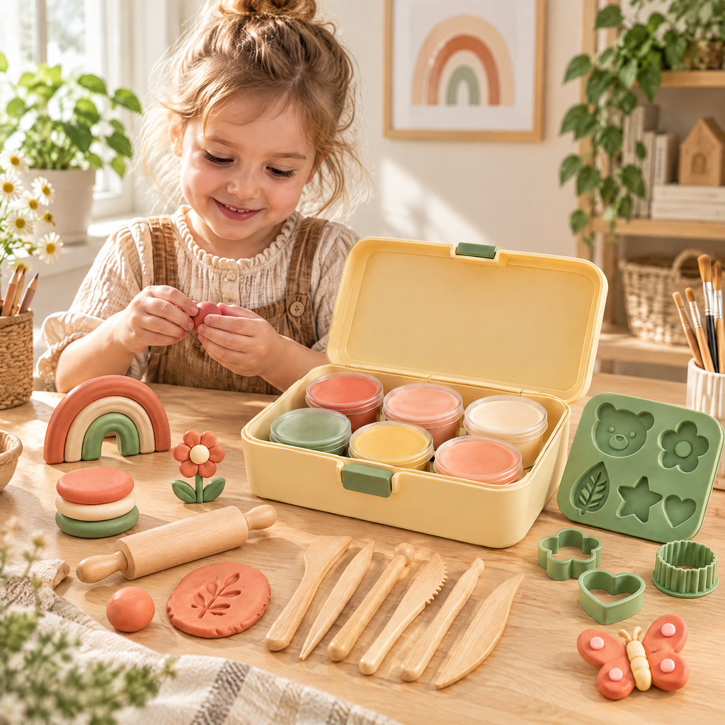 Merelvont™ Creative Modeling Dough Play Kit