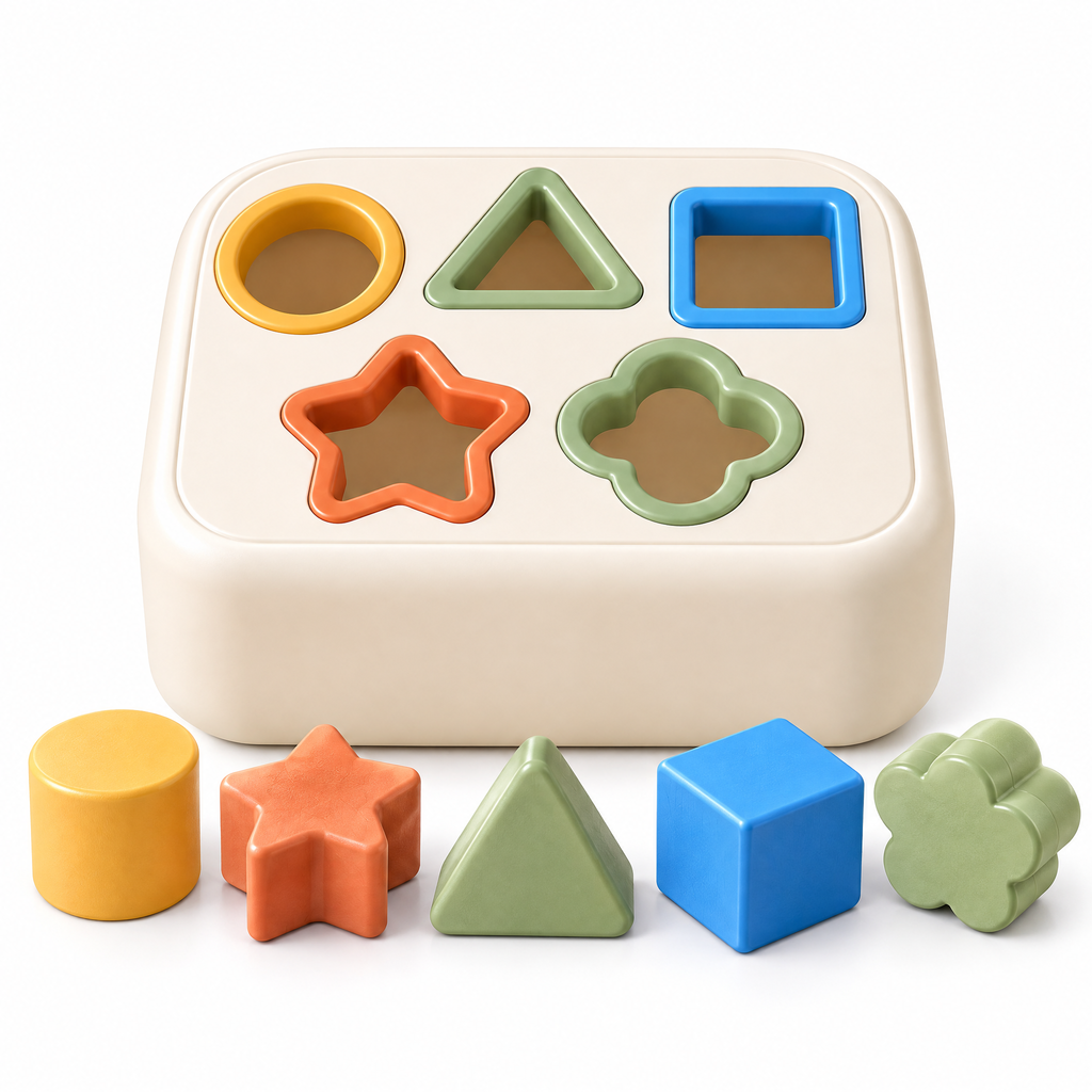Merelvont™ Colorful Shape Sorting Learning Box